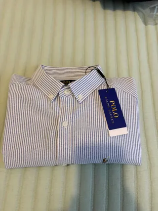 Camisa Polo Ralph Lauren Rayas Talla M