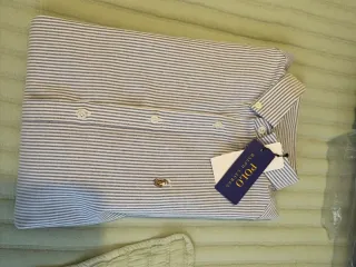 Camisa Polo Ralph Lauren Rayas Talla M
