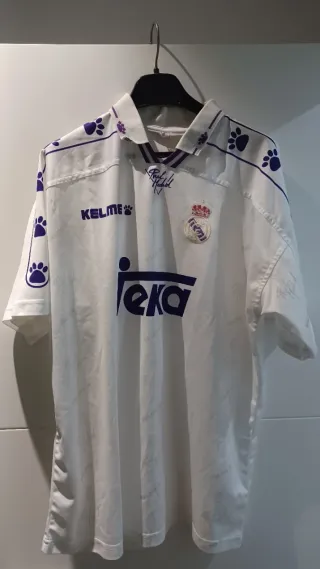 Camiseta Real Madrid Vintage Adidas Azul
