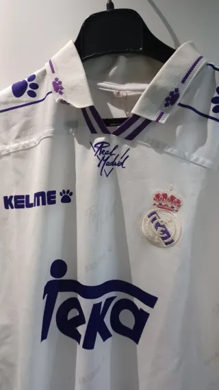 Camiseta Real Madrid Vintage Adidas Azul