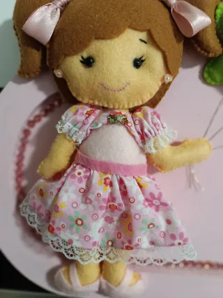 Ornamento cameretta bimba con nome Elisa.