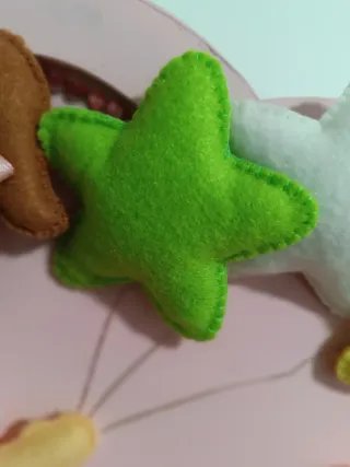 Ornamento cameretta bimba con nome Elisa.