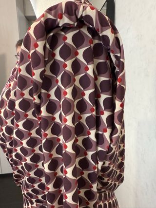 Vestido invitada estampado