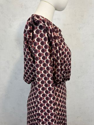 Vestido invitada estampado