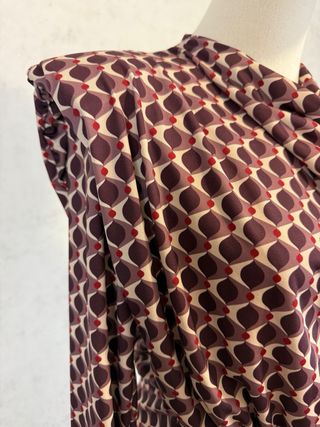 Vestido invitada estampado