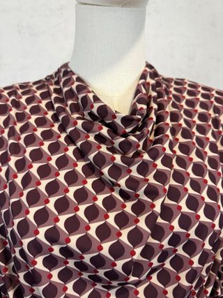 Vestido invitada estampado