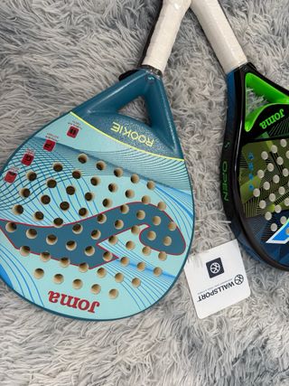 Palas de pádel Joma Rookie y Open