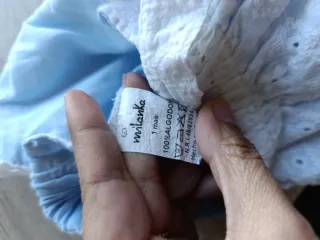 Pelele ranita blanco bordado 1 mes.