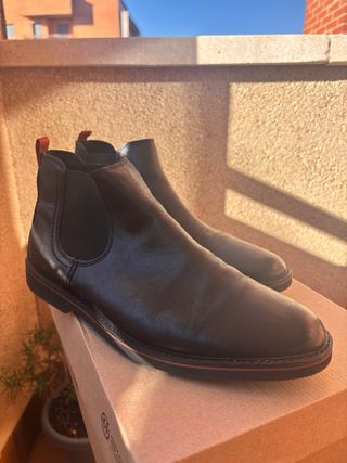 Botines Clarks Piel Negro Talla 43