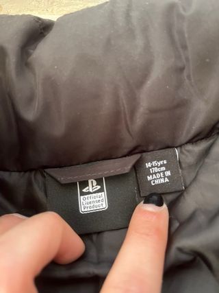Chaleco Playstation Negro y Gris