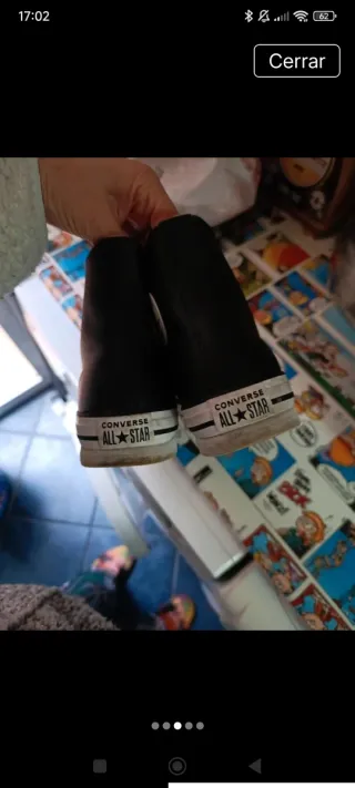 Botas Converse Mujer Polipiel Negras