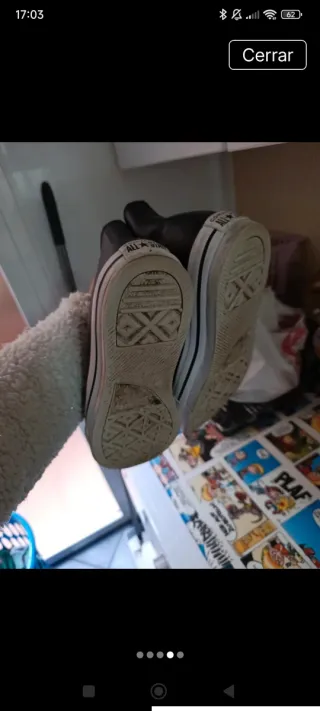 Botas Converse Mujer Polipiel Negras