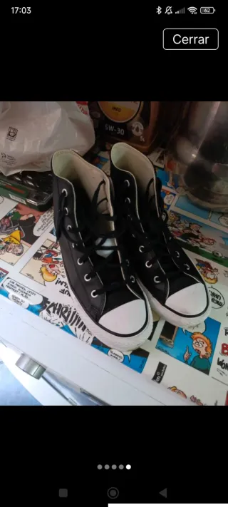 Botas Converse Mujer Polipiel Negras