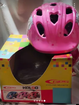 Casco Infantil Ges Ciclismo Rosa Ovejas
