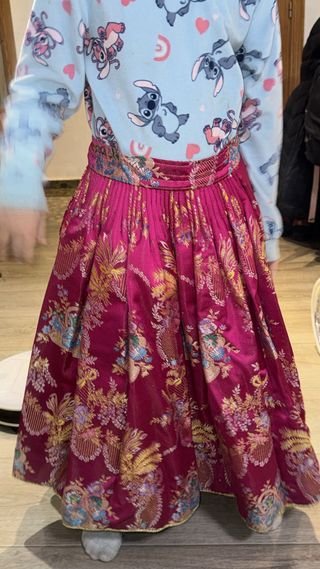 Traje Fallera Niña Rosa 5-7 años