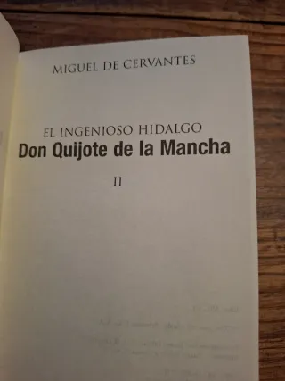 Don Quijote le la Mancha.