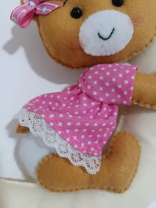 Ornamento cameretta bimba luna e cuore