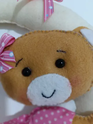 Ornamento cameretta bimba luna e cuore