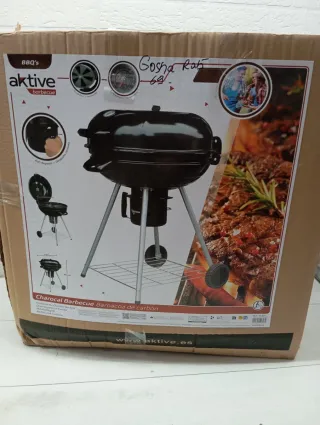 Barbacoa portátil negra  Aktive 52803