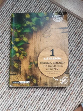 Biologia, Geologia eta Ingurumen Zientziak 1.