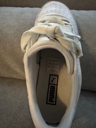 Tenis Puma Beige/Blanco Perforados