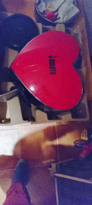Cafetera Bialetti Cuore Corazón Roja