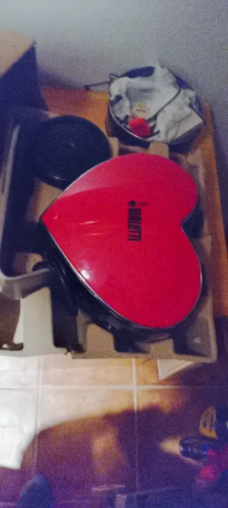 Cafetera Bialetti Cuore Corazón Roja