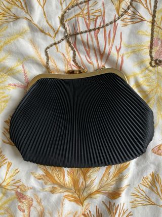 Bolso de fiesta Hilso negro y dorado