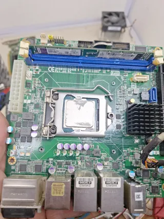 Placa Base Mini PC + Tarjeta Gráfica + Ventilador