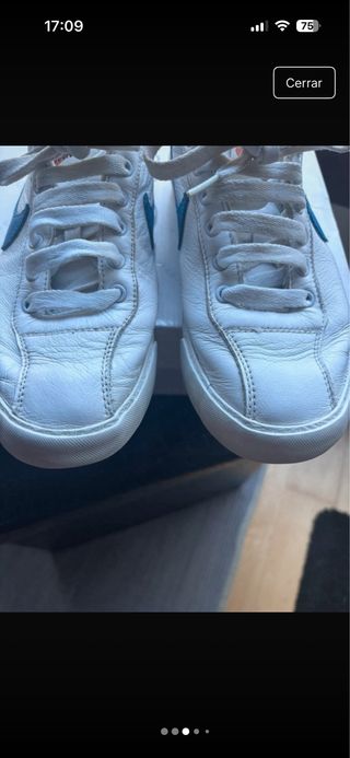 Zapatillas Nike Air 270 Blancas y Azules Unisex