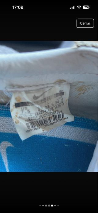 Zapatillas Nike Air 270 Blancas y Azules Unisex