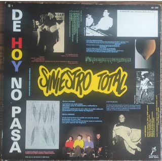 LP De hoy no pasa - Siniestro Total