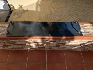 Plancha para barbacoa de metal