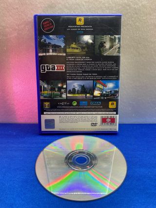 JUEGO PLAYSTATION 2 PS2 GRAND THEFT AUTO III 3