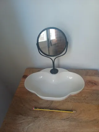 Tocador/Lavabo Antiguo para Afeitarse