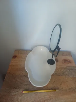 Tocador/Lavabo Antiguo para Afeitarse