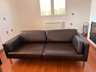 2 Sofás de Piel 3 Plazas