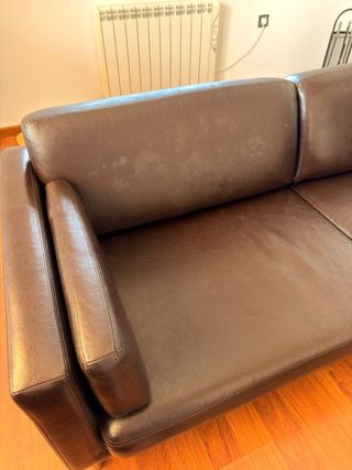 2 Sofás de Piel 3 Plazas