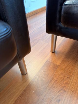 2 Sofás de Piel 3 Plazas