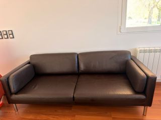 2 Sofás de Piel 3 Plazas