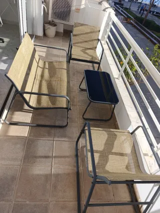 Conjunto Muebles Terraza Beige
