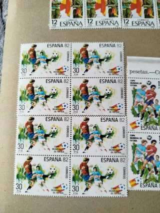Lote Sellos Mundial España 82 y Día Fuerzas Armada