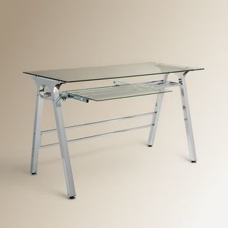 Mesa de cristal y metal El Corte Inglés