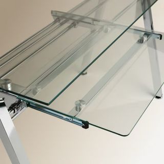 Mesa de cristal y metal El Corte Inglés