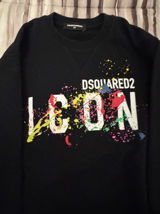 Felpa Dsquared2 Icon Nera