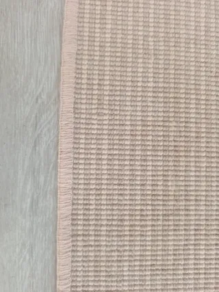 Corridoio di lana beige e grigio