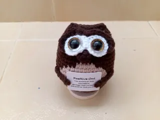 Lote Crochet: 4 Animales con mensajes de apoyo