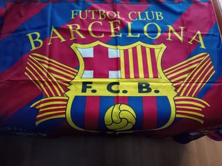 Merchandise FC Barcelona, tazas, bandera, bufanda