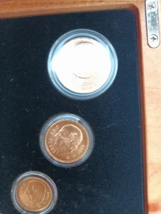 Set 6 Monedas Oro Familia Centenario