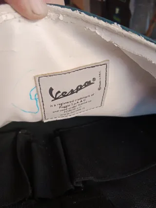 Bolso bandolera Vespa negro y gris